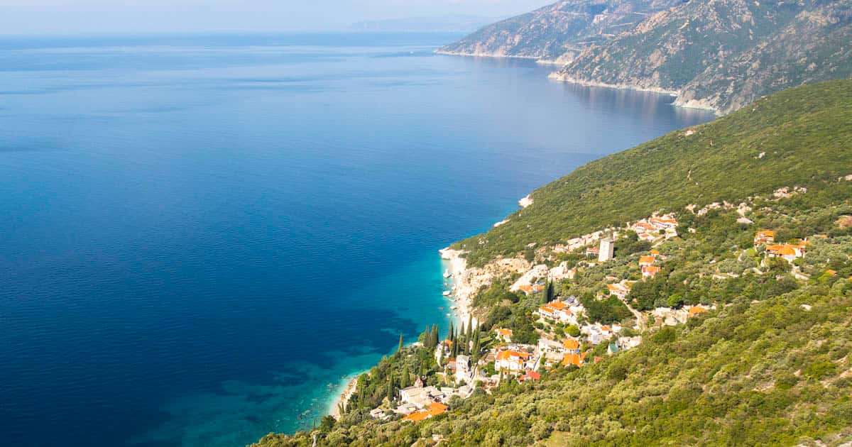 A photo of New Skete on Mount Athos